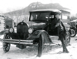 Fuller, Jim  with first car 1944